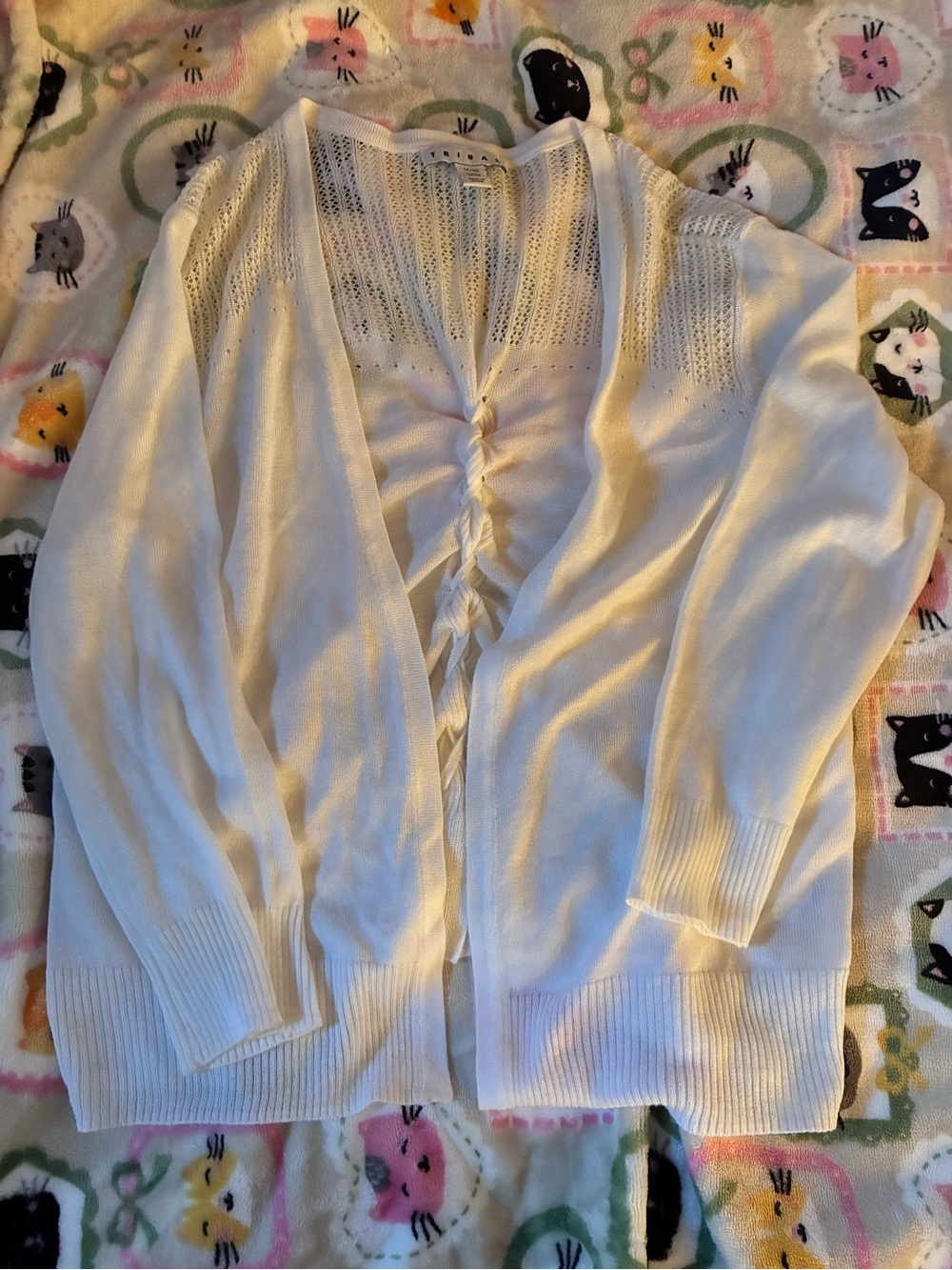 White sweater/cardigan brand new